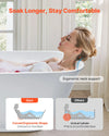 Vevor Acrylic Freestanding Bathtub 63.4 Gal. 67" Oval with Polished Chrome Drain New