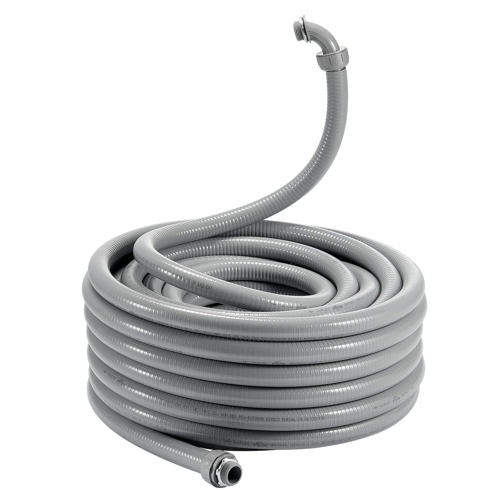 Vevor Electrical Conduit 1 inch x 100 Feet Flexible PVC Liquid-Tight Non-Metallic New