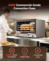 Vevor Commercial Convection Oven 4.24 Cu. Ft for Full Size Pans 240V New