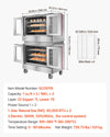 Vevor Commercial Convection Oven Double Deck 14 Cu. Ft Natural Gas New