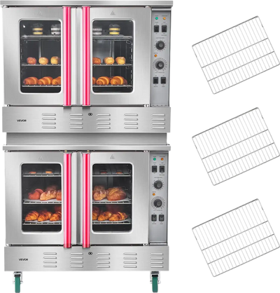 Vevor Commercial Convection Oven Double Deck 14 Cu. Ft Natural Gas New