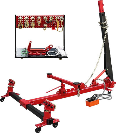 Vevor Auto Body Frame Puller Straightener with Tool Cart Clamp Set New