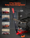 Vevor Auto Body Frame Puller Straightener 6 Ton Tension with Hydraulic Foot Pump New