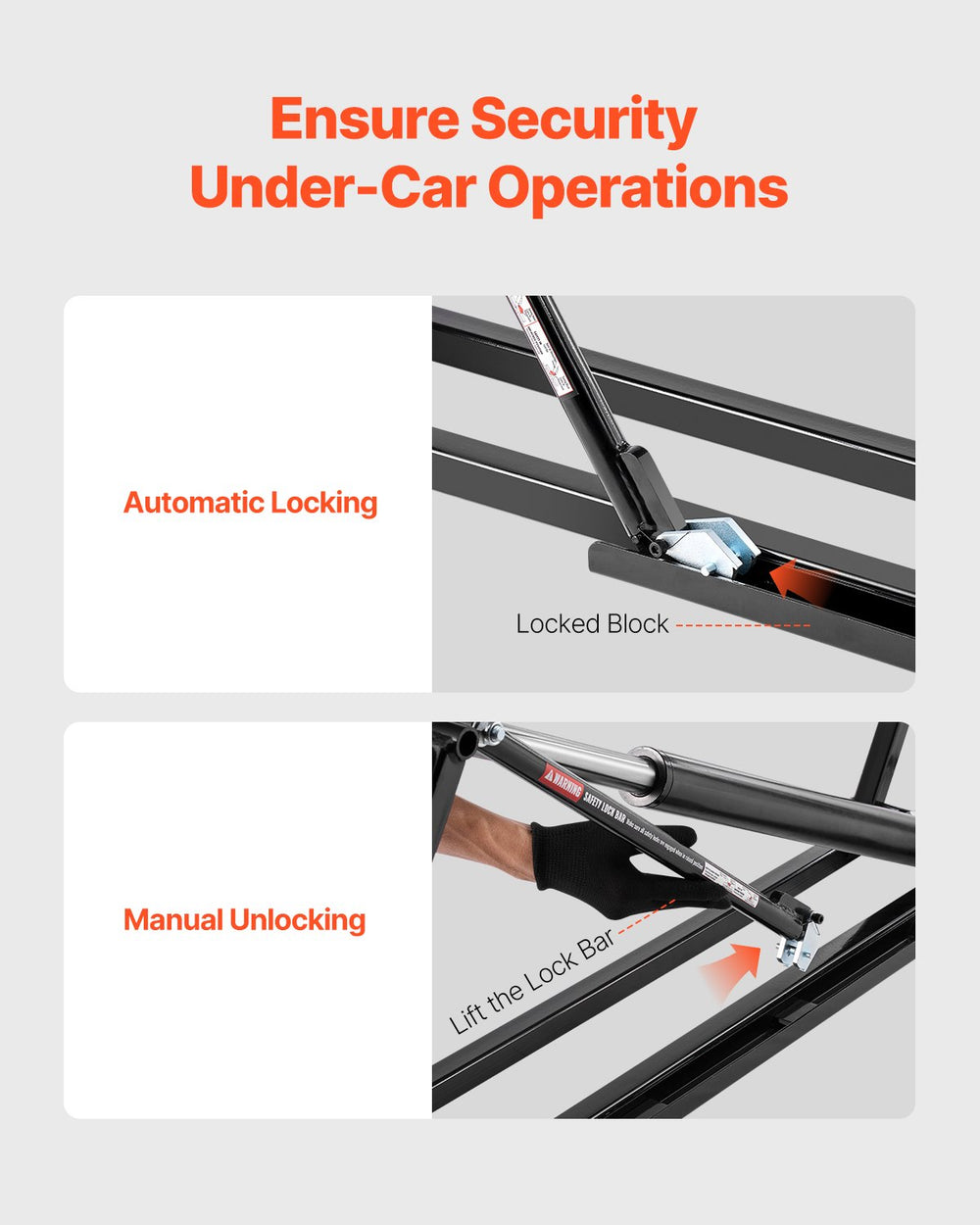 Vevor Car Lift 5000 LBS Adjustable with Remote Control New
