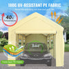 Vevor Carport Canopy Heavy Duty Garage Shelter 10 x 20 FT with Removable Sidewalls New