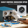 Vevor Pneumatic Engraver Machine with Dual Heads 60 PSI 1200-6000 RPM New