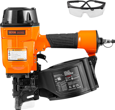 Vevor Pneumatic Nail Gun MCN70 Coil Siding Nailer 1-3/4