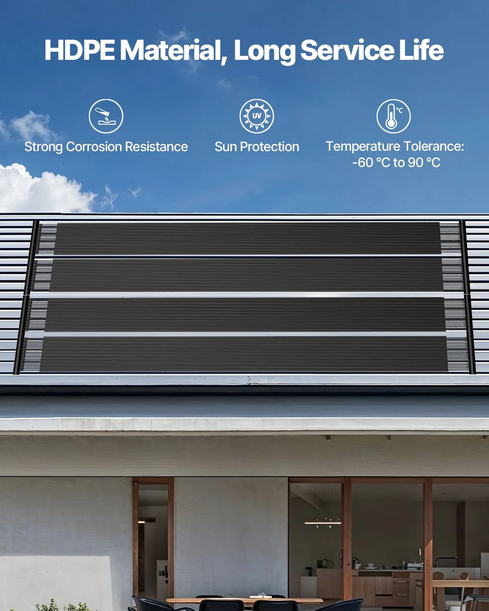 Vevor Solar Pool Heater 2.75 x 20 Ft. Aboveground Heating System 2 Panels New