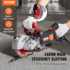 Vevor Concrete Saw Wall Chaser 2500W with 1.5" Cut Width 2" Cut Depth 5 Saw Blades New
