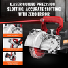 Vevor Concrete Saw Wall Chaser 2500W with 1.5" Cut Width 2" Cut Depth 5 Saw Blades New
