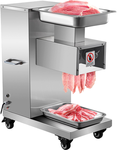 Vevor Commercial Meat Slicer Electric 1100 Lbs/Hr 750W 110V New