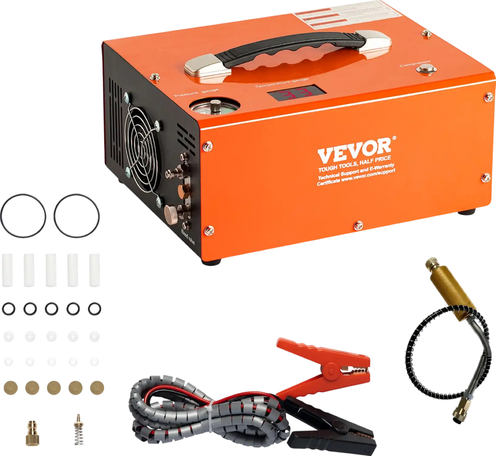Vevor PCP Air Compressor 4500 PSI with Built-in Converter Auto Stop New