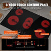 Vevor Electric Ceramic Cooktop 5 Burners with Touch Control 8600W 35.4" x 20.5" New
