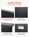 Vevor Truck Tool Box 69 x 20 x 18 in. Aluminum Diamond Texture with Lock New