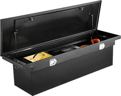 Vevor Truck Tool Box 69 x 20 x 18 in. Aluminum Diamond Texture with Lock New