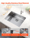 Vevor Kitchen Sink 32" Undermount Single Bowl Basin Stainless Steel New