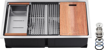 Vevor Kitchen Sink Double Bowl 33