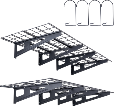 Vevor Garage Storage Shelving Rack 6' x 2' 500 Lbs Capacity 2-Pack New