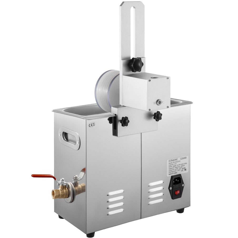 Vevor Ultrasonic Vinyl Cleaner for 7-12" Records 6L with Drying Rack 180W New