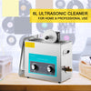 Vevor Ultrasonic Vinyl Record Cleaner 6L 40kHz with Mechanical Heater Timer Knobs New