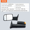 Vevor Towing Mirrors Power Heated with Turn Signal and Puddle Light for Dodge Ram New