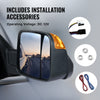 Vevor Towing Mirrors Power Heated with Signal & Puddle Light for Dodge Ram 2002-2008 New