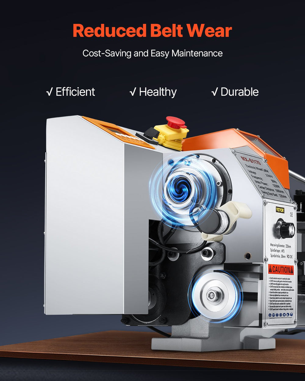 Vevor Metal Lathe 8.7" x 39" Precision Bench Tool 2500 RPM Variable Speed New