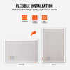 Vevor White Cork Board with Linen Surface Wall-Mounted Bulletin Board 48" x 36" New