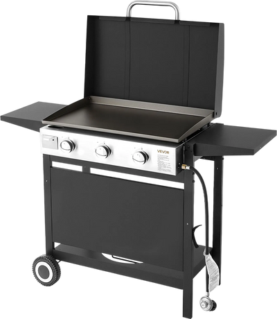 Vevor Gas Griddle 3-Burner 27 in. Flat Top Propane with Wheels New