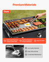Vevor Gas Griddle Propane 2-Burner 28 in. Flat Top 30,000 BTU with Wheels New