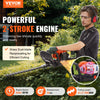 Vevor Gas Hedge Trimmer 23.2" 26cc 2 Cycle with Double Sided Dual Action Blade New