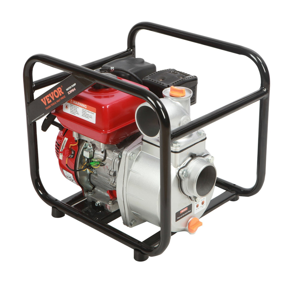 Vevor Gasoline Engine Water Pump with 25FT Hose 7HP 265 GPM New