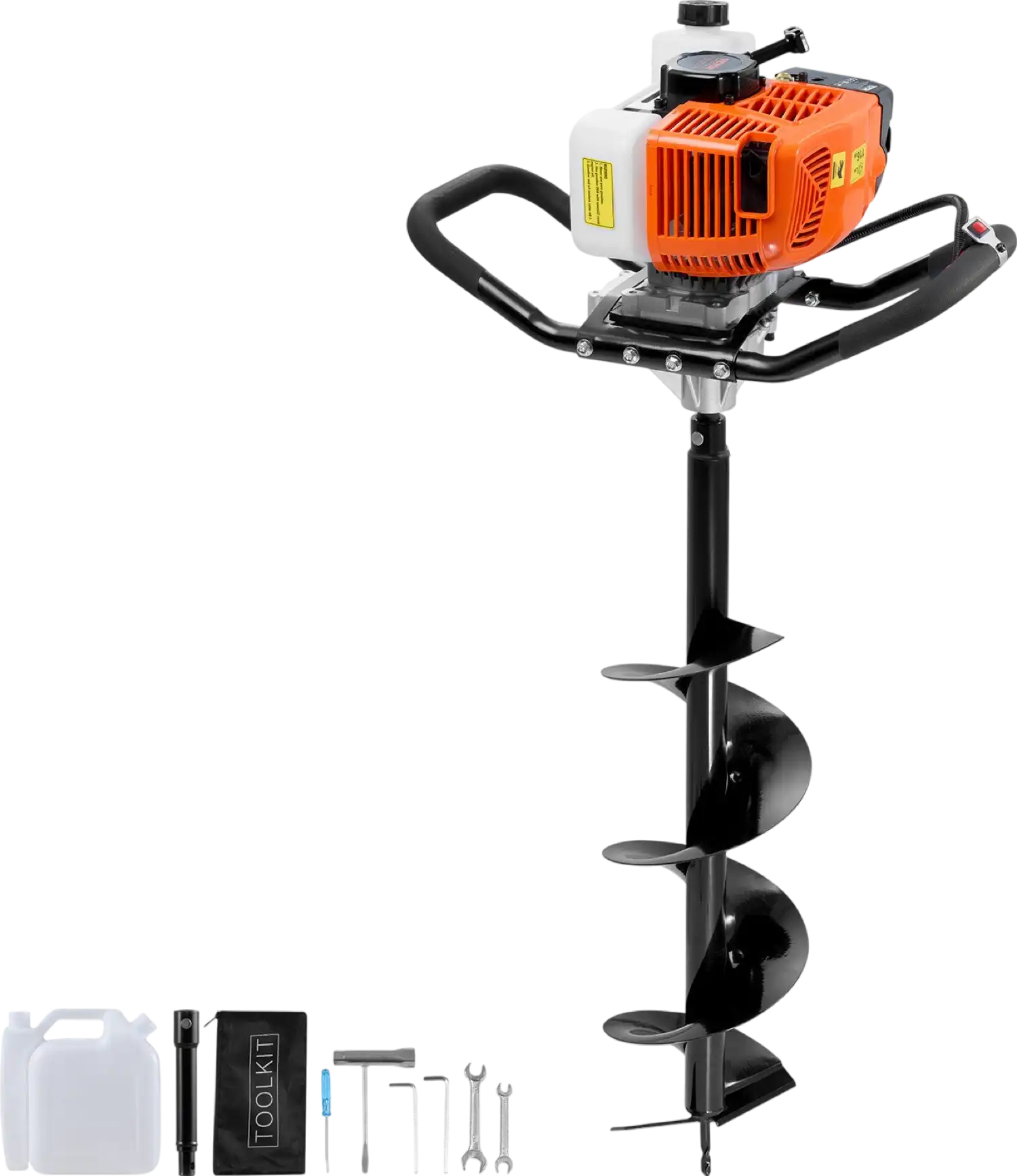 Vevor Gas Post Hole Digger 63cc 2400W with 8