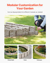 Vevor Faux Stone Landscape Edging 47" x 9" Fade-Resistant No Dig Border New