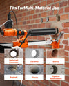 Vevor Diamond Core Drill with Stand-Mount 4 Bits 2-Speed Wet Dry Drilling 1800W New