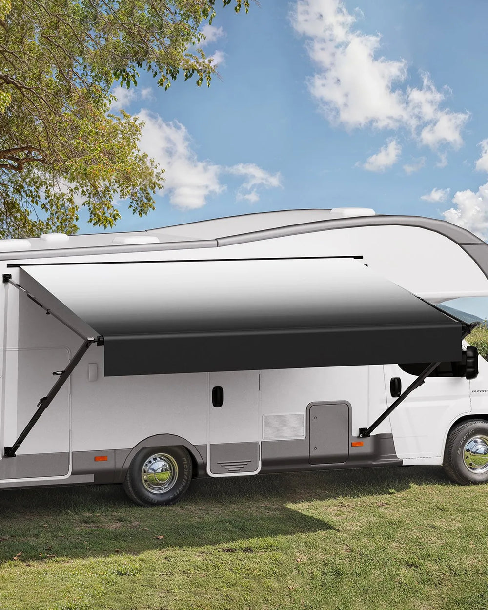 Vevor RV Awning Replacement 14 Ft. Manual Open/Close for DC12V Vehicles New