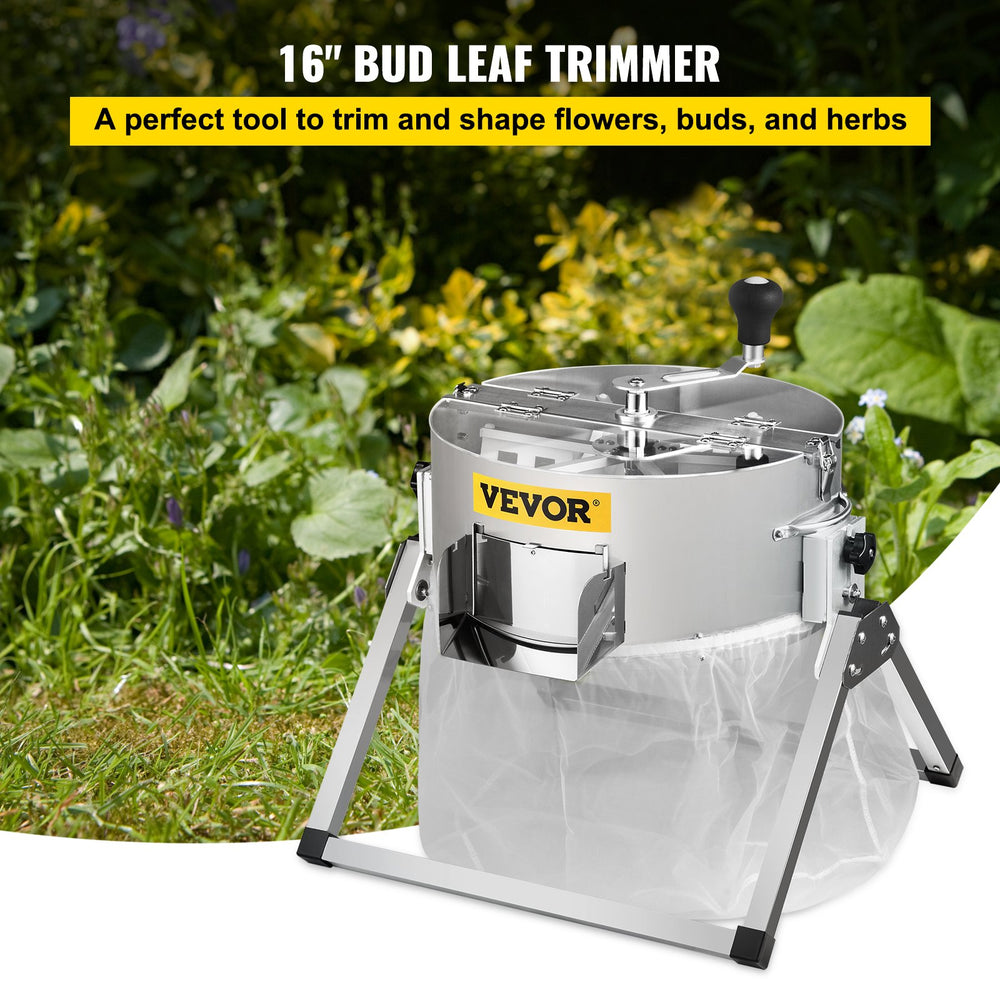 Vevor Bud Leaf Trimmer 16" Manual Dry and Wet Plant Trimming Machine New