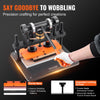 Vevor Leather Cutting Machine 11" x 5.5" Embossing Plate Manual Die Cutter 12mm Pressure Stroke New