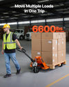 Vevor Manual Pallet Jack with 48" x 27" Forks 6600 Lbs Load Capacity New