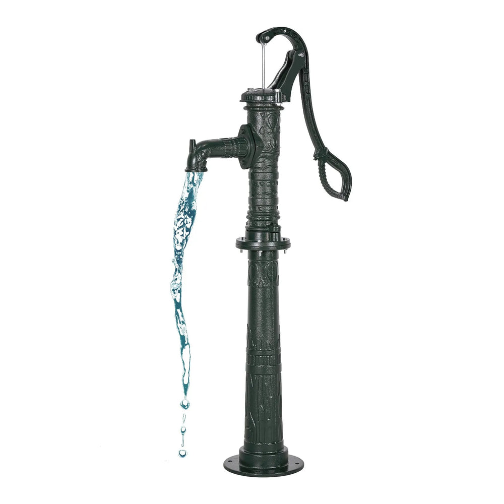 Vevor Well Hand Pump 20' Max Lift Cast Iron with Base New