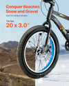 Vevor Kids Mountain Bike 20" Tires with Shimano 7 Speed Drivetrain Dual Disc Brakes New