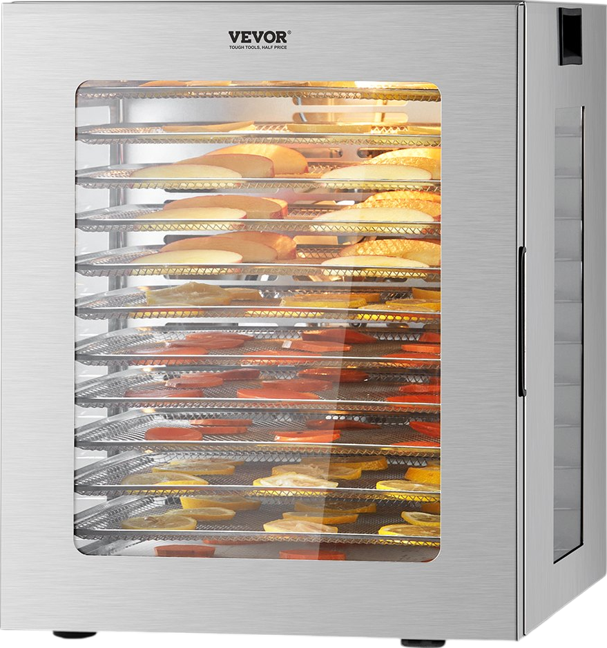 Vevor Food Dehydrator 12-Layer Stainless Steel 850W Meat Fruit Drying New