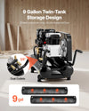 Vevor Air Compressor Gas Powered 9 Gal. Twin-Tank 6.5 HP 9 CFM 115 PSI New