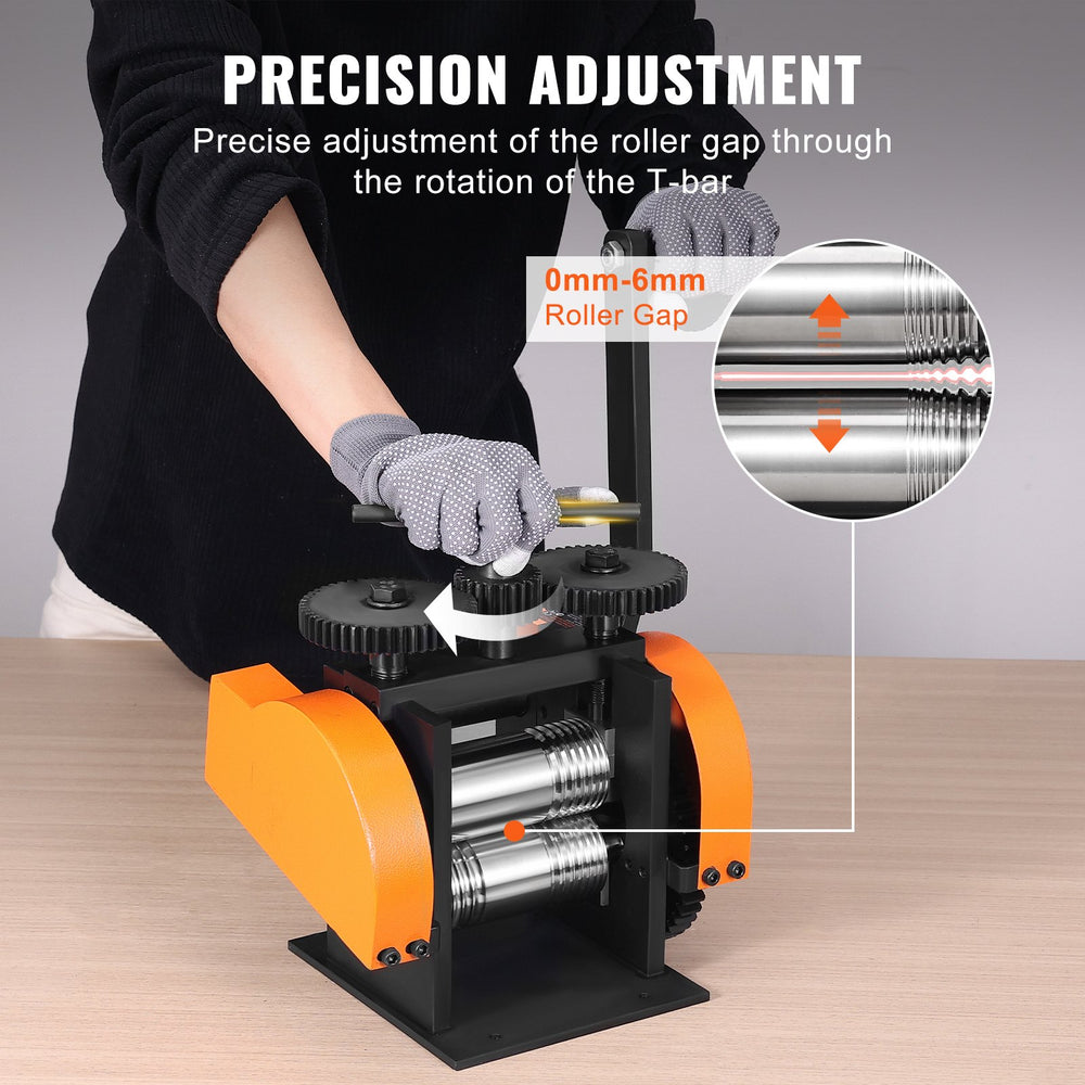 Vevor Rolling Mill 1.77"/45mm 1:2.4 Gear Ratio 3-in-1 Multi-Function New