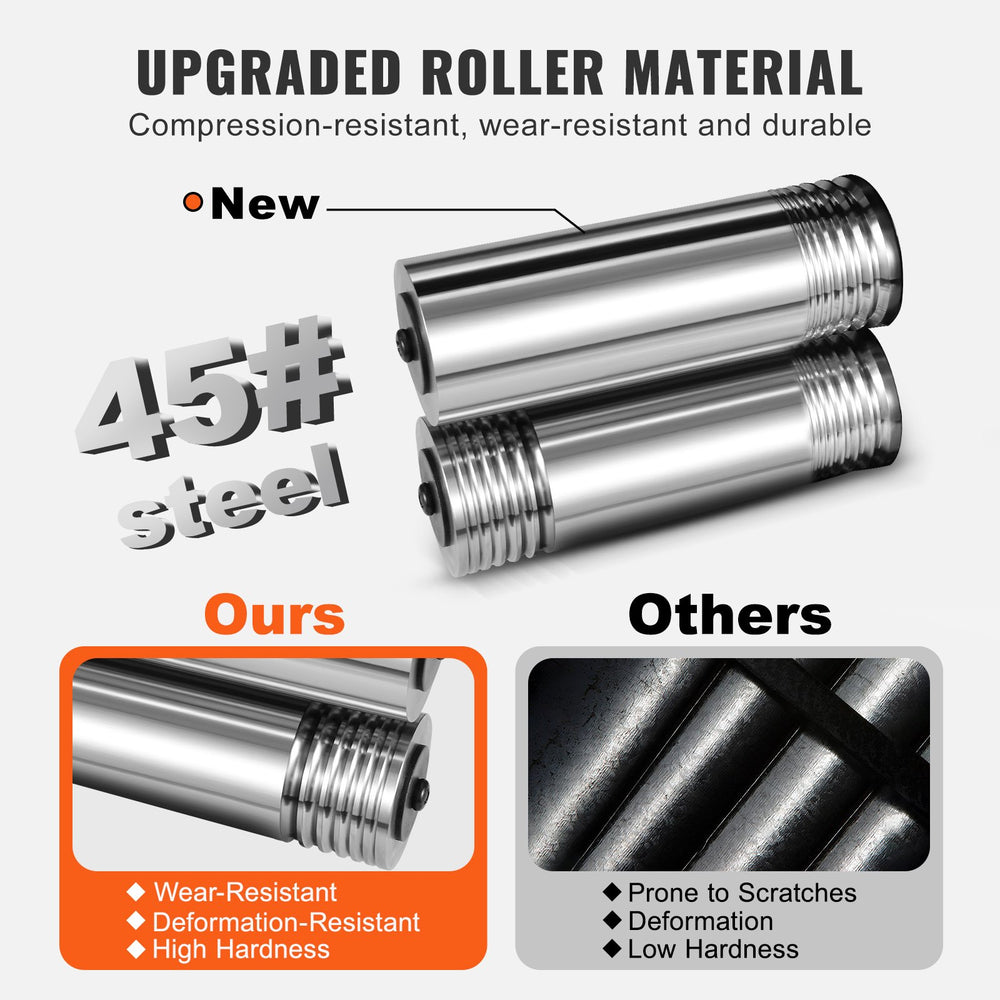 Vevor Rolling Mill 1.77"/45mm 1:2.4 Gear Ratio 3-in-1 Multi-Function New