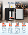 Vevor Beer Kegerator Dispenser Dual Tap Full Keg Capacity with CO2 Tank Temp Control New