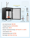 Vevor Beer Kegerator Dispenser Dual Tap Full Keg Capacity with CO2 Tank Temp Control New