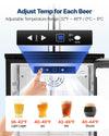 Vevor Beer Kegerator Single Tap with Temp Control for 1/6 Keg 92L New