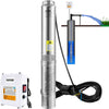 Vevor Deep Well Submersible Pump 1.5HP with External Control Box 37 GPM 276 Ft Head Lift New