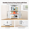 Vevor Corner Storage Cabinet 68" with Wooden Doors Adjustable Shelves New